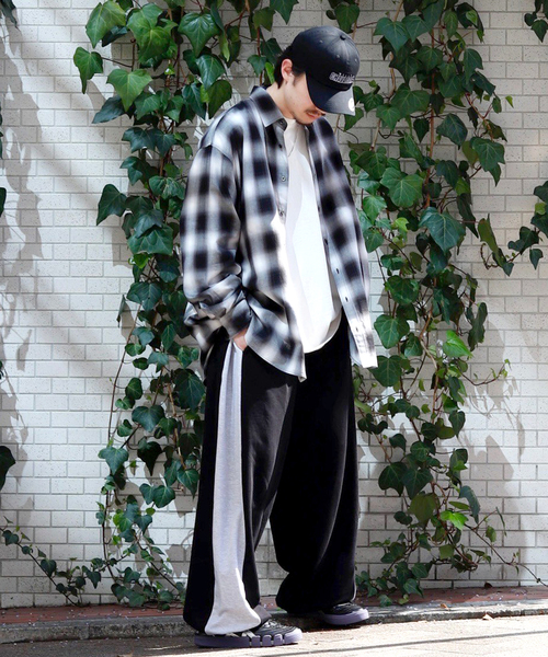 WILLY CHAVARRIA(ウィリーチャバリア)の「【THE SEED BY WILLY CHAVARRIA】L/S CHECK SHIRTS(シャツ/ブラウス・メンズ・ブルー系その他/ブラック・40/38/42)」の4枚目の写真