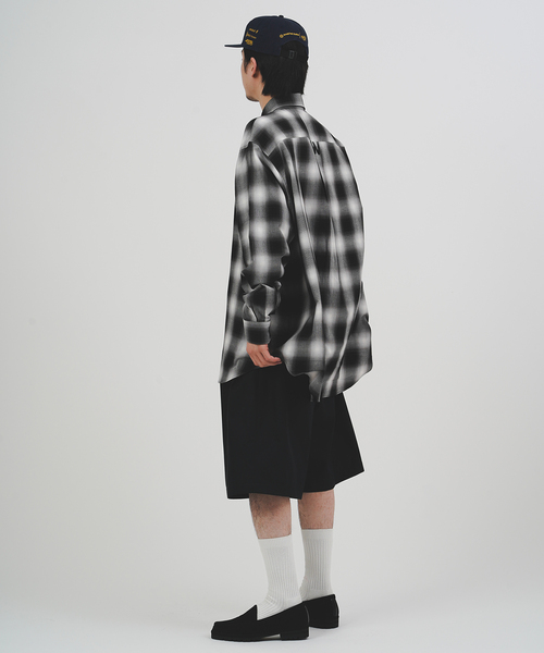 WILLY CHAVARRIA(ウィリーチャバリア)の「【THE SEED BY WILLY CHAVARRIA】L/S CHECK SHIRTS(シャツ/ブラウス・メンズ・ブルー系その他/ブラック・40/38/42)」の13枚目の写真