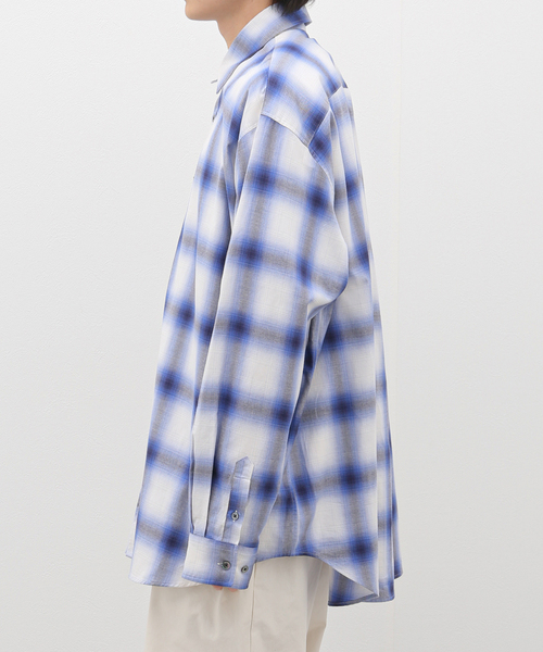 THE SEED BY WILLY CHAVARRIA シャツ セール】【THE SEED BY WILLY CHAVARRIA】L/S CHECK SHIRTS
