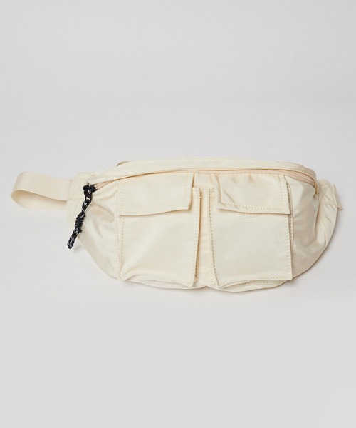 ROOPTOKYO（ループトウキョウ）の「ナイロンショルダーバック（ボディバッグ/ウエストポーチ・メンズ・アイボリー/ブラック/カーキ/オリーブ・FREE）」の14枚目の写真