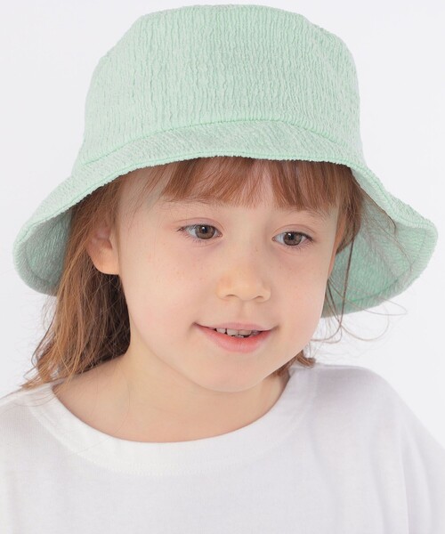 SHIPS（シップス）の「SHIPS KIDS:ポコポコ バケット ハット（ハット・キッズ・アイボリー/ミント・ONE SIZE）」の7枚目の写真