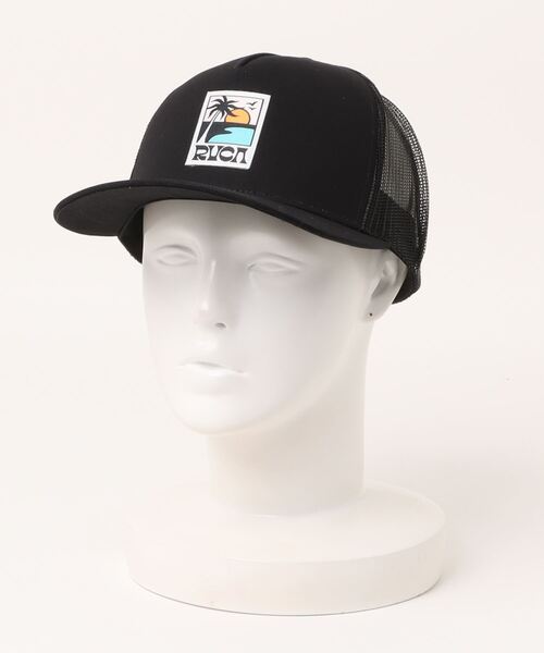 RVCA(ルーカ)の「RVCA メンズ PALM SET TRUCKER キャップ 【2024年夏モデル】/ルーカ帽子(キャップ・メンズ・ブラック系その他/グリーン系その他/ネイビー・FREE)」の2枚目の写真