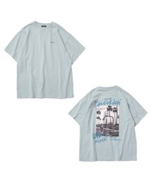 GLAZOS | 【大人向けサイズあり】【防汚加工】リゾートバックプリント半袖Tシャツ(Tシャツ/カットソー)
