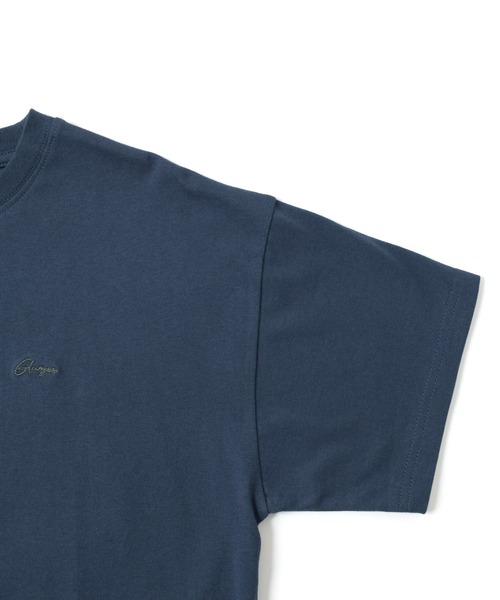 GLAZOS（グラソス）の「【大人向けサイズあり】【防汚加工】リゾートバックプリント半袖Tシャツ（Tシャツ/カットソー・キッズ・ネイビー/オートミール/オレンジ/ライトブルー・160cm/170cm/150cm/140cm）」の10枚目の写真