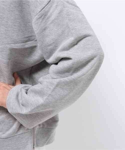 WEGO（ウィゴー）の「WEGO/ワイドスリーブプルオーバー（スウェット・レディース・ブラウン/アイボリー/杢グレー・FREE）」の11枚目の写真