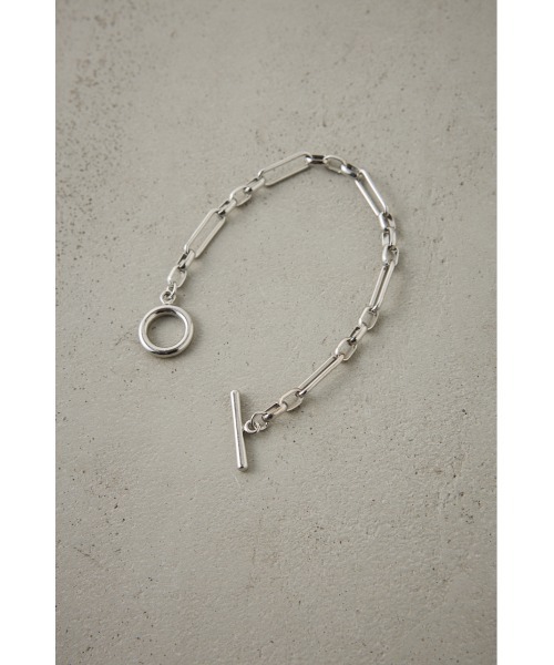 AZUL by moussy（アズールバイマウジー）の「ランダムスクエアチェーンブレスレット（ブレスレット・メンズ・ブラック/シルバー・FREE）」の11枚目の写真