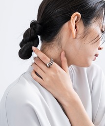 JUNRED | ital. from JUNRed / big flat link chain(リング)