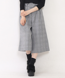 one after another NICE CLAUP | ★【mer11月号掲載 ナイスクラップ】ベルト付ガウチョパンツ　(その他パンツ)