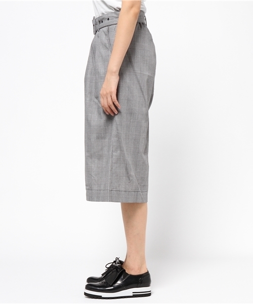 one after another NICE CLAUP（ワンアフターアナザーナイスクラップ）の「★【mer11月号掲載 ナイスクラップ】ベルト付ガウチョパンツ　（その他パンツ・レディース・キャメル/アイボリー/チェック/カーキ/ネイビー・FREE）」の16枚目の写真