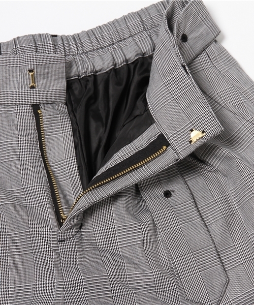 one after another NICE CLAUP（ワンアフターアナザーナイスクラップ）の「★【mer11月号掲載 ナイスクラップ】ベルト付ガウチョパンツ　（その他パンツ・レディース・キャメル/アイボリー/チェック/カーキ/ネイビー・FREE）」の7枚目の写真