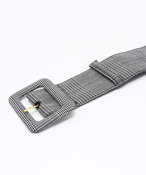 one after another NICE CLAUP（ワンアフターアナザーナイスクラップ）の「★【mer11月号掲載 ナイスクラップ】ベルト付ガウチョパンツ　（その他パンツ・レディース・キャメル/アイボリー/チェック/カーキ/ネイビー・FREE）」の12枚目の写真