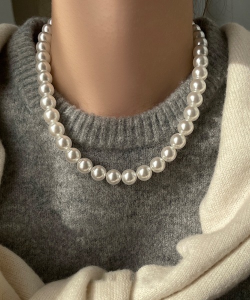 E&C closet…（イーアンドシークローゼット）の「パールネックレス（ネックレス・レディース・ホワイト/ホワイト系その他/ホワイト系その他3/ホワイト系その他2/ホワイト系その他4・FREE）」の5枚目の写真