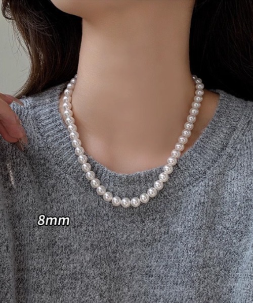 E&C closet…（イーアンドシークローゼット）の「パールネックレス（ネックレス・レディース・ホワイト/ホワイト系その他/ホワイト系その他3/ホワイト系その他2/ホワイト系その他4・FREE）」の14枚目の写真