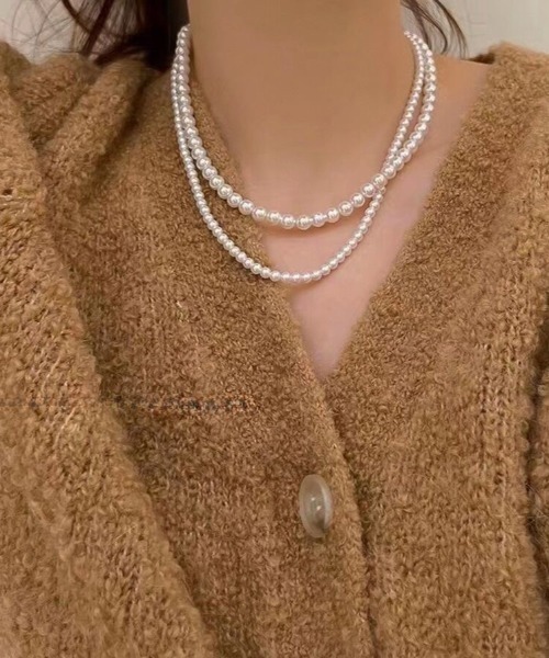 E&C closet…（イーアンドシークローゼット）の「パールネックレス（ネックレス・レディース・ホワイト/ホワイト系その他/ホワイト系その他3/ホワイト系その他2/ホワイト系その他4・FREE）」の8枚目の写真