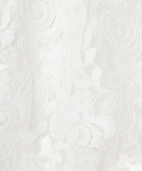 Chick(チック)の「Asymmetrical Ruffle Skirt / アシンメトリーフリルスカート(スカート・レディース・ホワイト・M/S)」の6枚目の写真