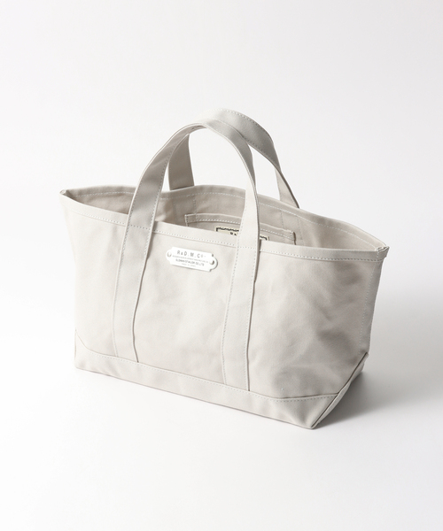 journal standard Furniture (ジャーナルスタンダードファニチャー)の「【R&D.M.Co/オールドマンズテイラー】 TOTE BAG S コットントートバッグS(クラッチバッグ・レディース・チャコールグレー/ブラック/アイボリー/カーキ・FREE)」の4枚目の写真