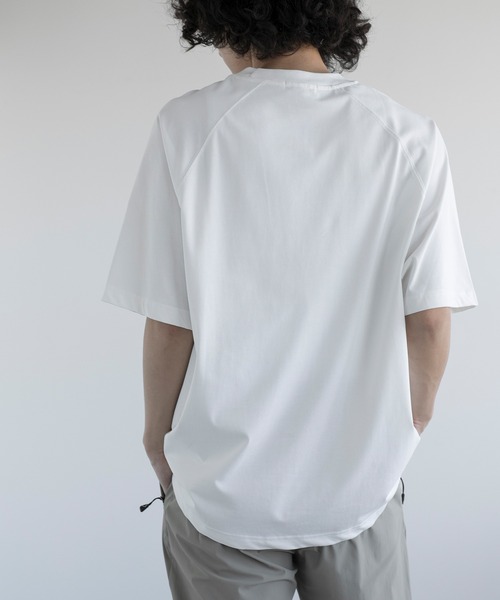 aimoha（アイモハ）の「aimoha men LONG-STAPLE COTTON PAPERCLIP TEE (SS)（Tシャツ/カットソー・メンズ・ネイビー/パープル/ホワイト/ブラック・MEDIUM/LARGE/X-LARGE/XX-LARGE）」の13枚目の写真