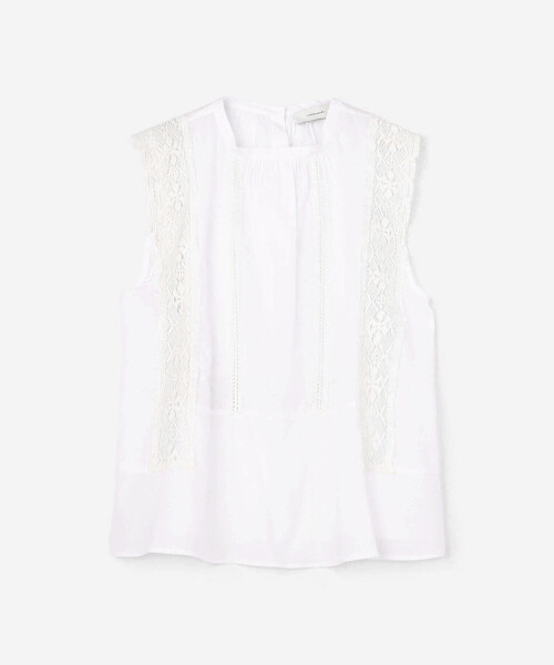 normment(ノーメント)の「normment | ノースリーブ レースブラウス WOMEN(シャツ/ブラウス・レディース・ブラック/ホワイト・ONE)」の3枚目の写真