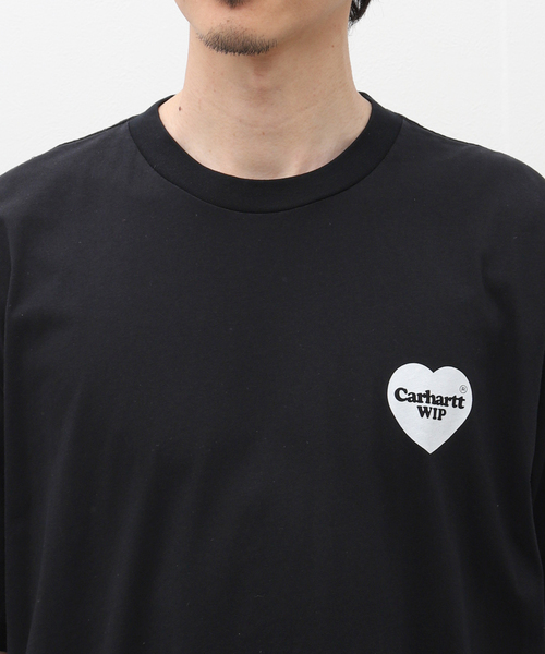 Carhartt WIP(カーハートダブリューアイピー)の「CARHARTT WIP / カーハート ダブリューアイピー HEART BANDANA 1033116(Tシャツ/カットソー・メンズ・ブラック・MEDIUM/LARGE)」の6枚目の写真
