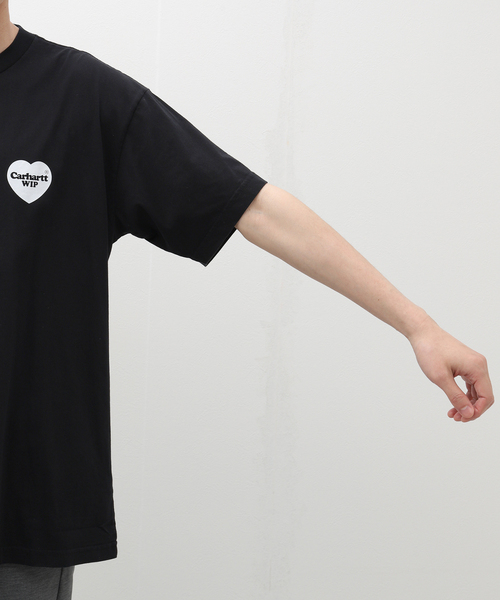Carhartt WIP(カーハートダブリューアイピー)の「CARHARTT WIP / カーハート ダブリューアイピー HEART BANDANA 1033116(Tシャツ/カットソー・メンズ・ブラック・MEDIUM/LARGE)」の8枚目の写真