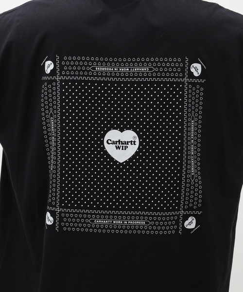 Carhartt WIP(カーハートダブリューアイピー)の「CARHARTT WIP / カーハート ダブリューアイピー HEART BANDANA 1033116(Tシャツ/カットソー・メンズ・ブラック・MEDIUM/LARGE)」の11枚目の写真