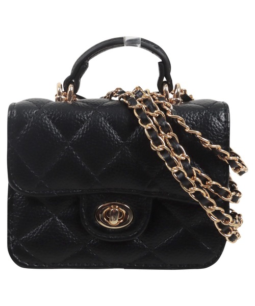 KOBE LETTUCE（コウベレタス）の「ミニチェーンバッグ（ショルダーバッグ・レディース・アイボリー/ブラック/シルバー/ピンク/ブルー系・F）」の16枚目の写真