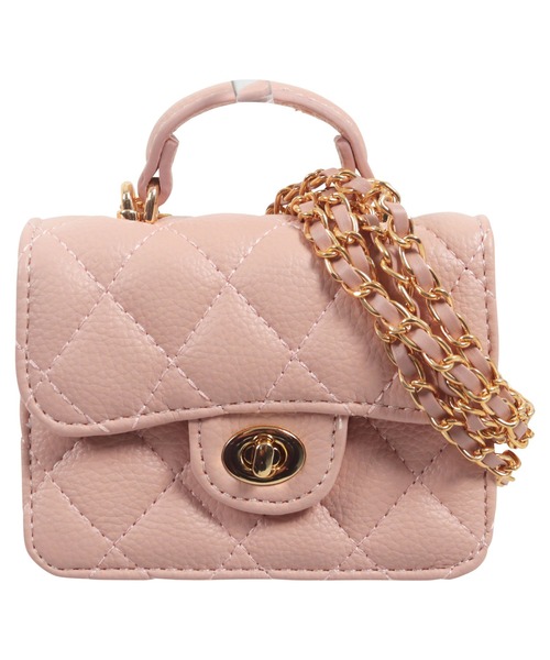 KOBE LETTUCE（コウベレタス）の「ミニチェーンバッグ（ショルダーバッグ・レディース・アイボリー/ブラック/シルバー/ピンク/ブルー系・F）」の14枚目の写真