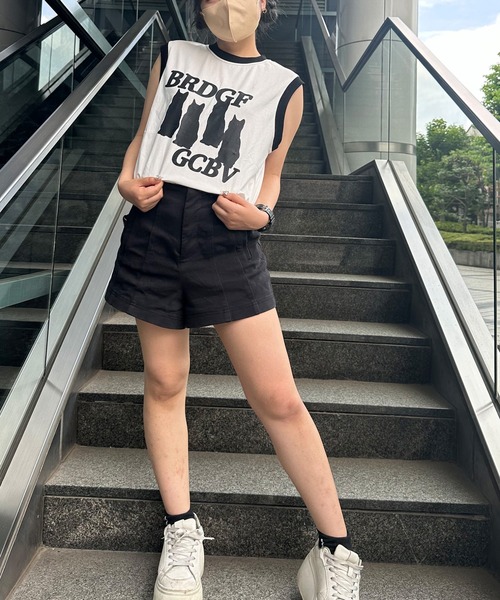 タンクトップ ノースリーブ A'GEM/9 × .kom 「.KOM/ドットケーオーエム」 ホルターネックトップ レディース A'GEM/9 × .kom 『.KOM/ドットケーオーエム』 ホルターネック