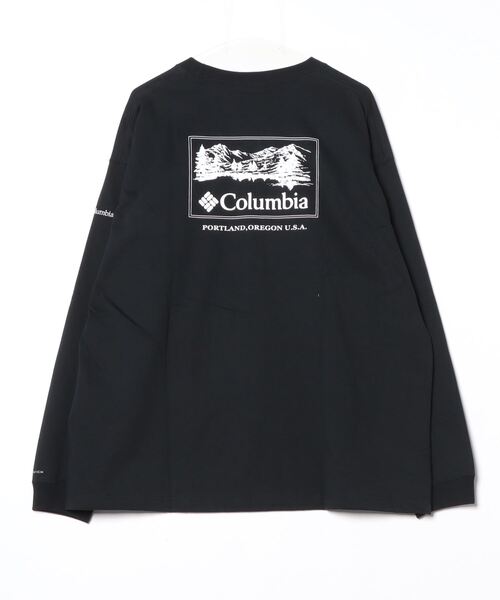 Columbia（コロンビア）の「【ムラサキスポーツ限定】columbia/コロンビア ロンTee ルーズシルエット/ボックスシルエット バックプリント PM0461（Tシャツ/カットソー・メンズ・ホワイト系その他/ブラック系その他/ブラウン系その他/グリーン系その他/ホワイト系その他2/ブラック系その他2/ブラウン系その他2/グリーン系その他2・S/M/L/XL）」の14枚目の写真