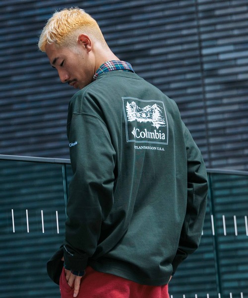 Columbia（コロンビア）の「【ムラサキスポーツ限定】columbia/コロンビア ロンTee ルーズシルエット/ボックスシルエット バックプリント PM0461（Tシャツ/カットソー・メンズ・ホワイト系その他/ブラック系その他/ブラウン系その他/グリーン系その他/ホワイト系その他2/ブラック系その他2/ブラウン系その他2/グリーン系その他2・S/M/L/XL）」の20枚目の写真