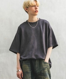 ビッグシルエットポリスウェード半袖トップス / Tシャツ