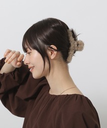 LAKOLE | チュールフリルバンスクリップ / 135391(バレッタ/ヘアクリップ)