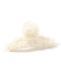 LAKOLE | チュールフリルバンスクリップ / 135391(バレッタ/ヘアクリップ)