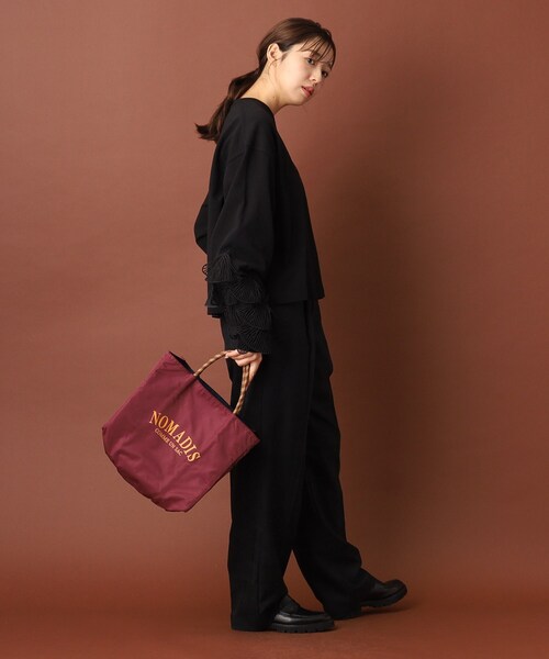 muller of yoshiokubo（ミュラーオブヨシオクボ）の「muller of yoshiokubo（ミュラーオブヨシオクボ）LEAF VEIN TOP（Tシャツ/カットソー・レディース・ブラック・00）」の7枚目の写真