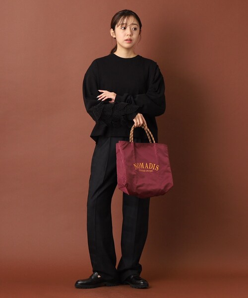 muller of yoshiokubo（ミュラーオブヨシオクボ）の「muller of yoshiokubo（ミュラーオブヨシオクボ）LEAF VEIN TOP（Tシャツ/カットソー・レディース・ブラック・00）」の8枚目の写真