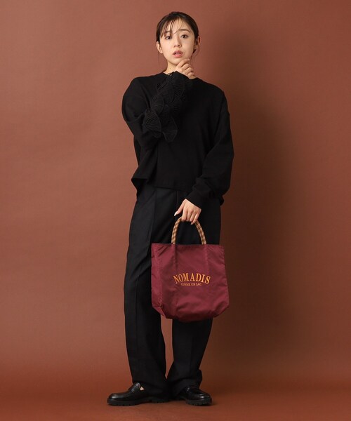 muller of yoshiokubo（ミュラーオブヨシオクボ）の「muller of yoshiokubo（ミュラーオブヨシオクボ）LEAF VEIN TOP（Tシャツ/カットソー・レディース・ブラック・00）」の9枚目の写真