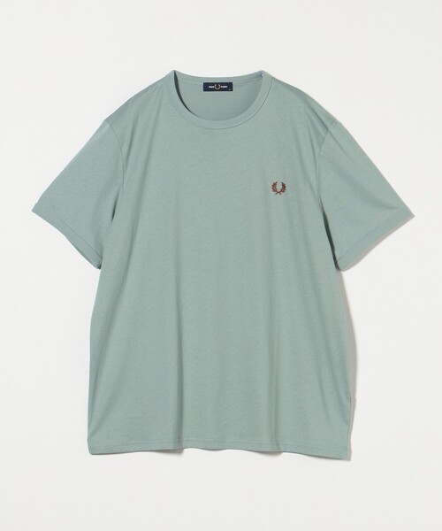 FRED PERRY(フレッドペリー)の「<FRED PERRY>リンガー Tシャツ(Tシャツ/カットソー・メンズ・ダークグリーン/オフホワイト/ライトブルー/ブラック/ネイビー/その他2/マスタード/その他1/ライム/ダークオレンジ・XL/M/L)」の5枚目の写真