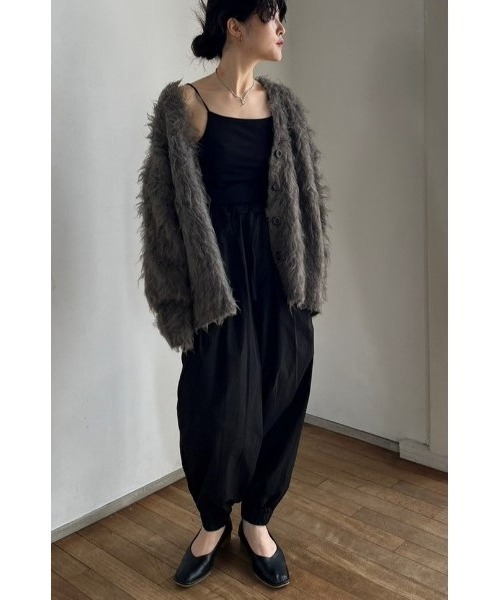 STYLEMIXER(スタイルミキサー)の「【ZOZO限定】ヘアリーカールニットカーデ(カーディガン/ボレロ・レディース・グレー/アイボリー/イエロー系その他・FREE)」の15枚目の写真