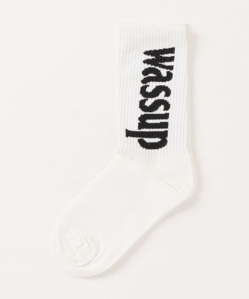 SPINNS(スピンズ)の「Wassupコットンソックス(ソックス/靴下・メンズ・ホワイト/グレー/ブラック・ONESIZE)」の2枚目の写真