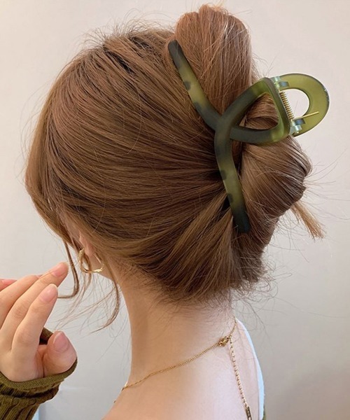 Miniministore(ミニミニストア)の「ヘアクリップ大きめアクリルバンスクリップ(バレッタ/ヘアクリップ・レディース・B/A・FREE)」の11枚目の写真
