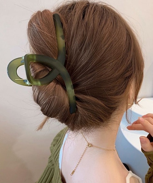 Miniministore(ミニミニストア)の「ヘアクリップ大きめアクリルバンスクリップ(バレッタ/ヘアクリップ・レディース・B/A・FREE)」の10枚目の写真
