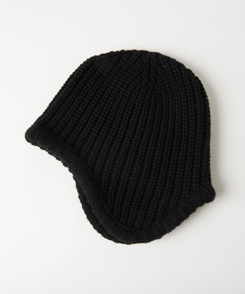 BEAUTY&YOUTH UNITED ARROWS（ビューティーアンドユースユナイテッドアローズ）の「リブ イヤーフラップ ニットキャップ（ニットキャップ/ビーニー・レディース・ワインレッド/ブラック/オフホワイト・FREE）」の18枚目の写真