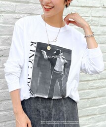 GOOD ROCK SPEED | MICHAEL JACKSON PHOTO TEE by GOOD ROCK SPEED(Tシャツ/カットソー)