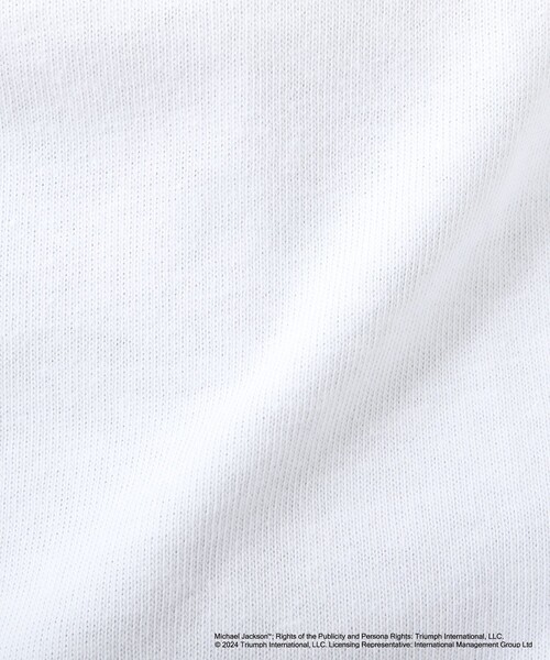 GOOD ROCK SPEED（グッドロックスピード）の「MICHAEL JACKSON PHOTO TEE by GOOD ROCK SPEED（Tシャツ/カットソー・メンズ・ホワイト/チャコールグレー・S/M/L）」の12枚目の写真