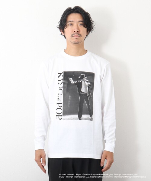 カットソー MICHAEL JACKSON PHOTO TEE by GOOD ROCK S MICHAEL JACKSON PHOTO TEE by GOOD ROCK S （Tシャツ