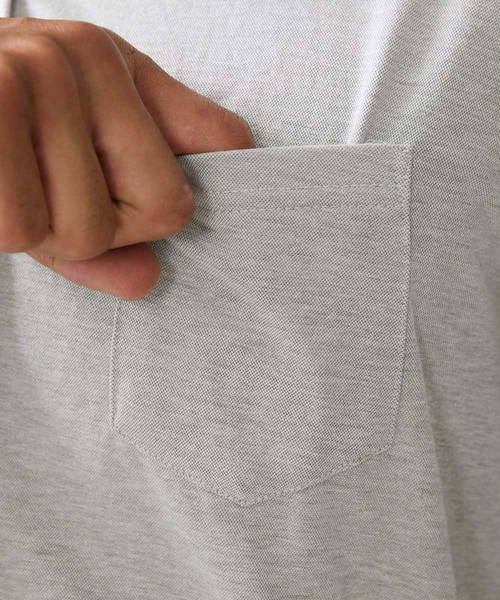 MK MICHEL KLEIN HOMME （エムケーミッシェルクランオム）の「【大きいサイズあり】七分袖シャツ/ミストワッシャーカノコ（シャツ/ブラウス・メンズ・ボルドー/グレー・46/51/48）」の22枚目の写真