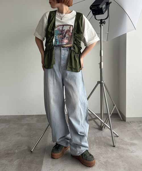 apres jour mignon(アプレジュールミニョン)の「アソートジップベスト【ZOZOTOWN限定アイテム】(ベスト・レディース・ブラック系その他/グレー/ブラック/カーキ/アイボリー/グリーン系その他・X-LARGE/フリー)」の15枚目の写真