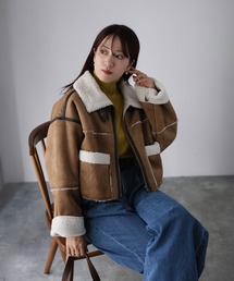 ムートンコート（ショート丈）ファッション通販 - ZOZOTOWN