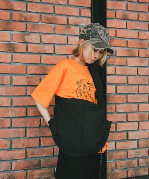 DEVICE+(デバイスプラス)の「DEVICE+ 超軽量 ギャザー ドローコード トート ショルダーバッグ(ショルダーバッグ・レディース・ブラック・FREE)」の17枚目の写真