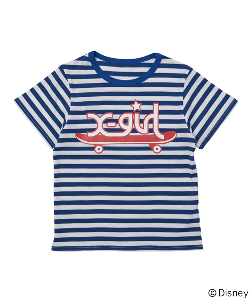 X-girl Stages（エックスガールステージス）の「MICKEY/S/S TEE SKATEBOARD（4T～7T）（Tシャツ/カットソー・キッズ・ブラック/レッド/ブルー・4T/5T/6T/7T）」の8枚目の写真